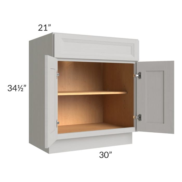 Salem Light Grey 30" Vanity Base Cabinet