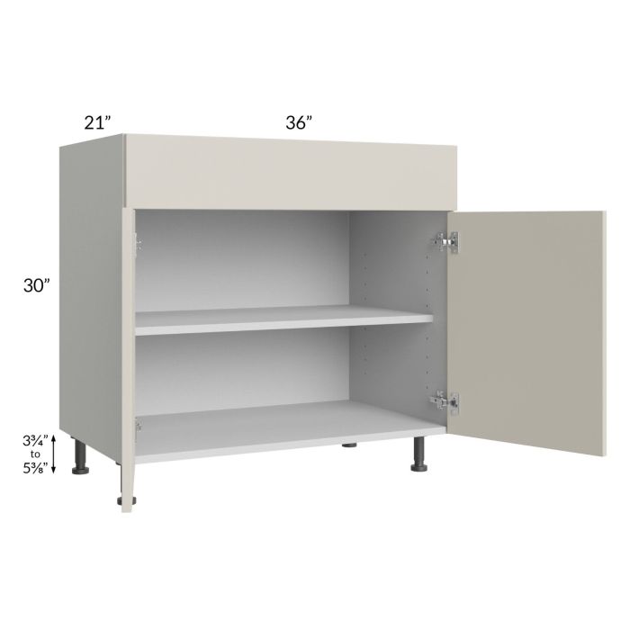 Milan Beige Matte 36" Vanity Base Cabinet