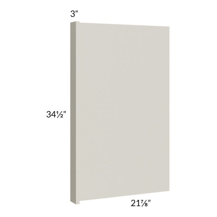 Milan Beige Matte Vanity Base End Panel