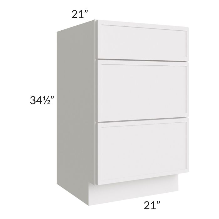 Vienna Cloud 21" Vanity Drawer Base Cabinet