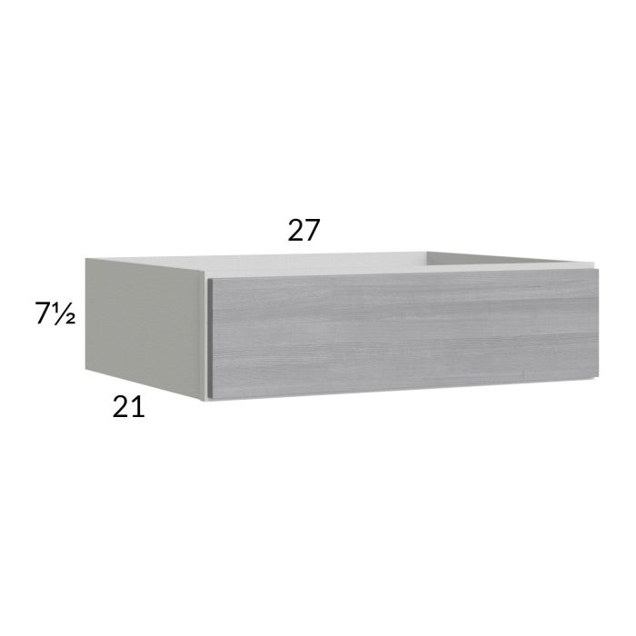 Euro Grey 27" Knee Drawer