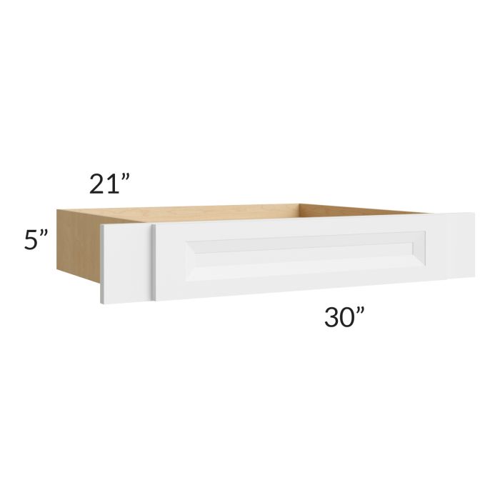 Bayville White 30" Vanity Knee Drawer