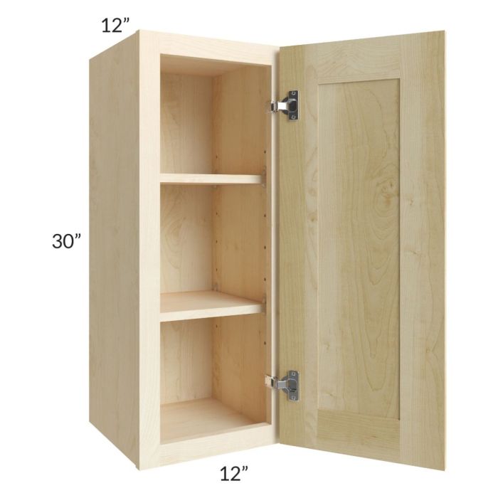 Unfinished Shaker 12x30 Wall Cabinet