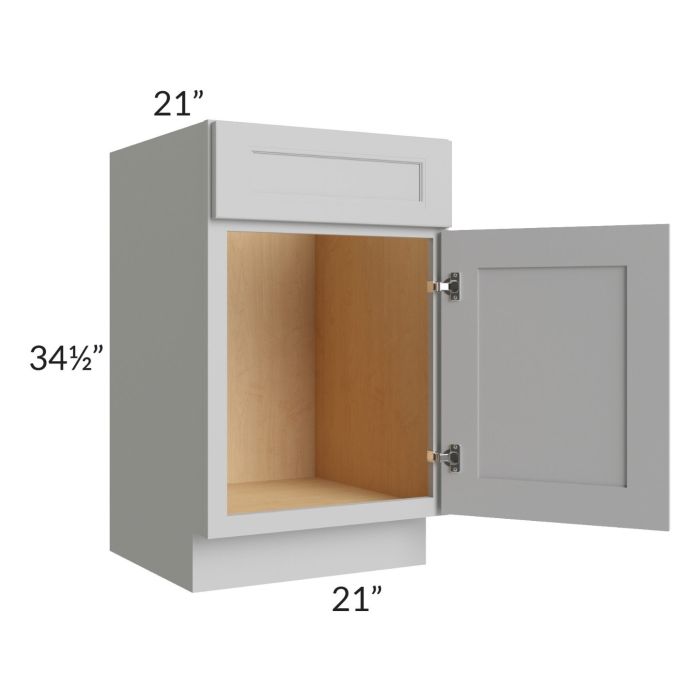 Tuscan Painted Grey 21" Vanity Sink Base Cabinet