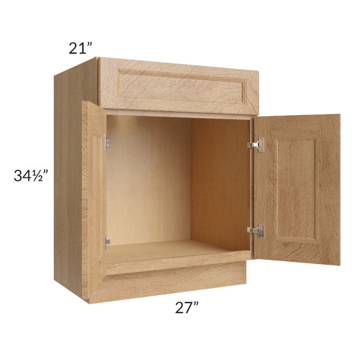 Tuscan Timber 27" Vanity Sink Base Cabinet