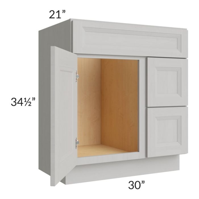 30" Vanity Sink and Drawer Combo (Drawers on Right)