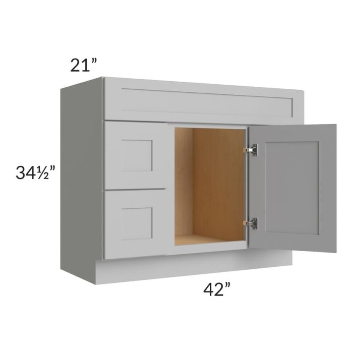 42" Vanity Sink and Drawer Combo