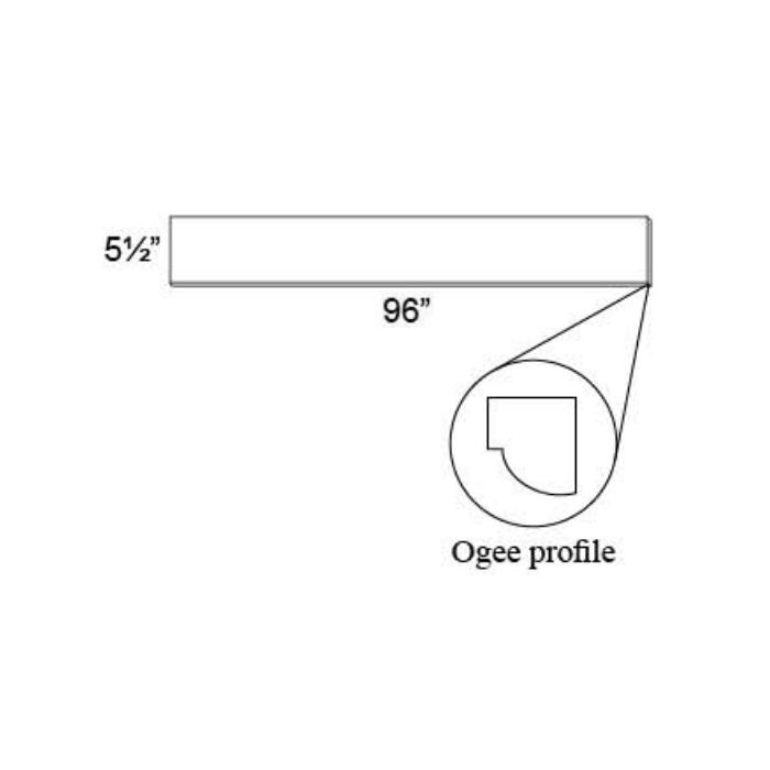 Vienna 96" Straight Valance