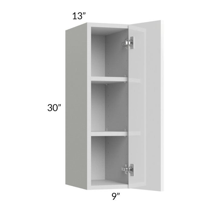 Milan White Gloss 9x30 Wall Cabinet