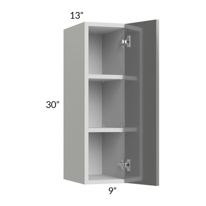 Milan Grey Gloss 9x30 Wall Cabinet