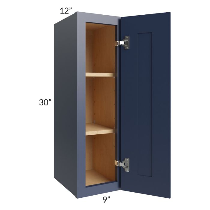 Bayville Blue 09x30 Wall Cabinet