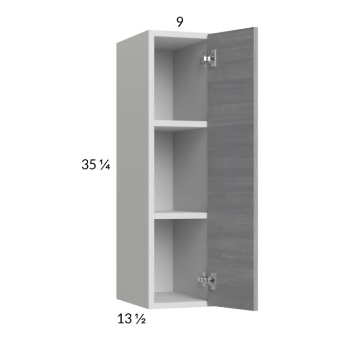 Euro Grey 9x35-1/4 Wall Cabinet