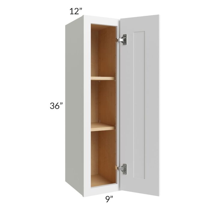 Asheville White Shaker 09x36 Wall Cabinet