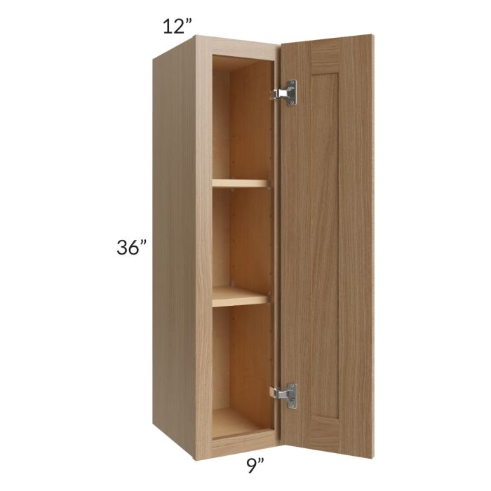 Asheville Rift Oak Shaker 09x36 Wall Cabinet