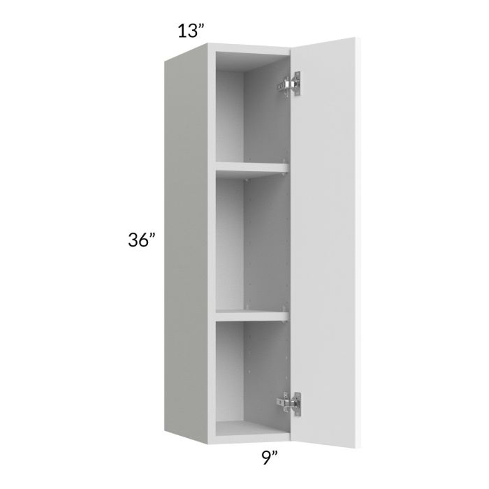 Milan White Matte 9x36 Wall Cabinet