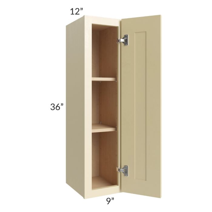 Phoenix Cream Glaze 9x36 Wall Cabinet