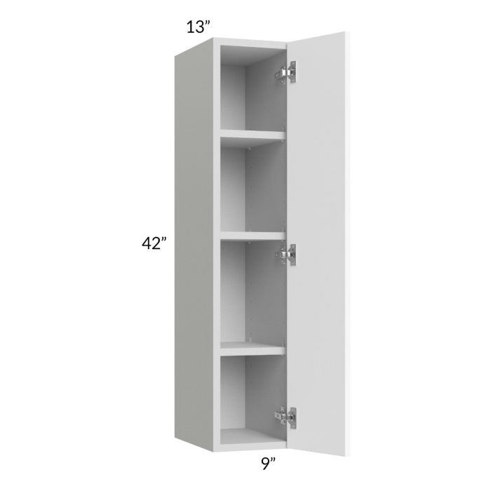 Milan White Matte 9x42 Wall Cabinet