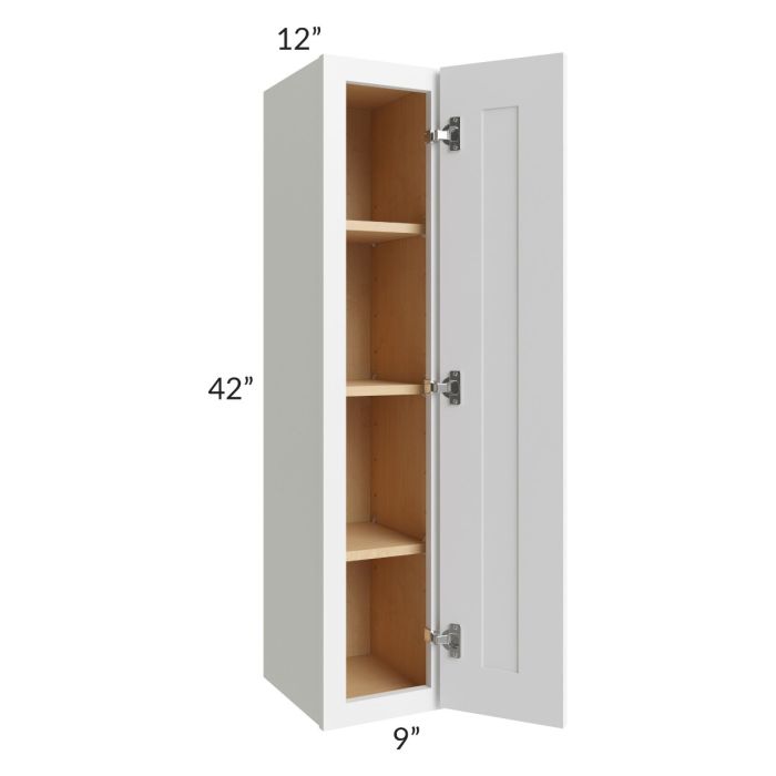 Alpine White Shaker 09x42 Wall Cabinet 