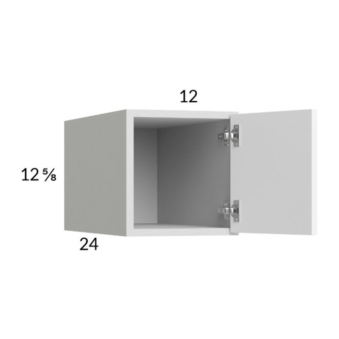 Euro Gloss White 12x12-5/8x24 Wall Cabinet
