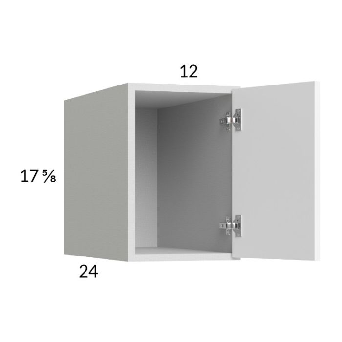 Euro Gloss White 12x17-5/8x24 Wall Cabinet
