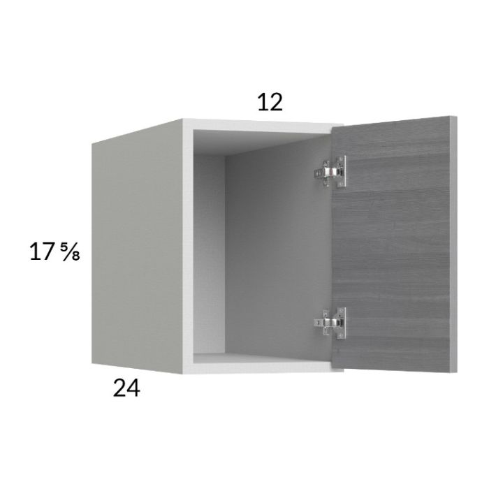 Euro Grey 12x17-5/8x24 Wall Cabinet