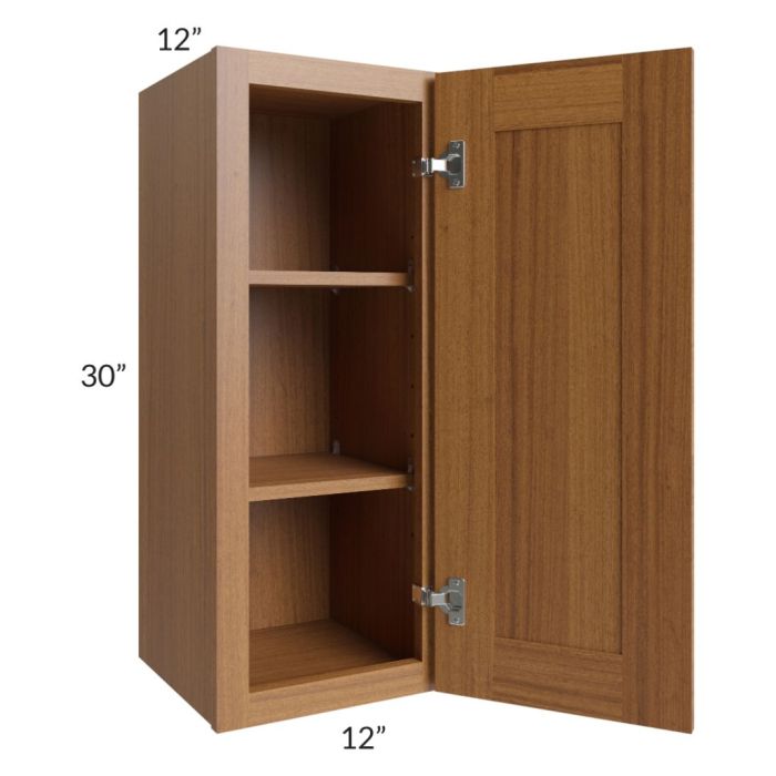 Artisan Walnut Shaker 12x30 Wall Cabinet