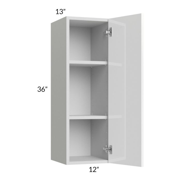 Milan White Gloss 12x36 Wall Cabinet
