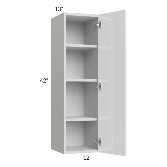 Milan White Gloss 12x42 Wall Cabinet