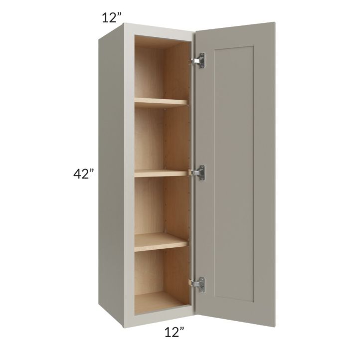 Stratton Light Grey Shaker 12x42 Wall Cabinet