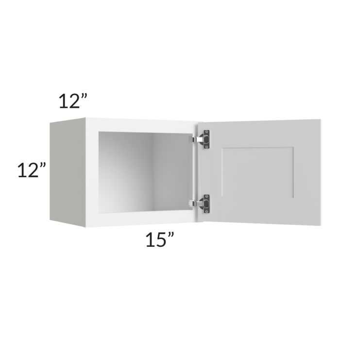 Aspen White Shaker 15x12 Wall Cabinet