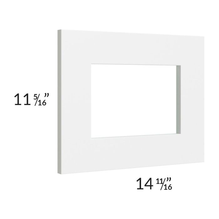 Aspen White Shaker 15x12 Glass Door Only with Glass Included