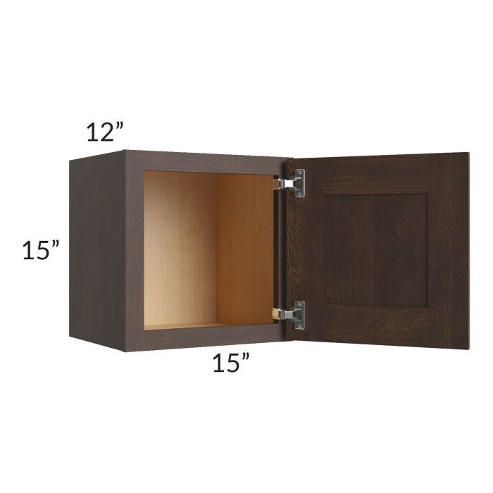 Tuscan Kona Brown 15x15 Wall Cabinet