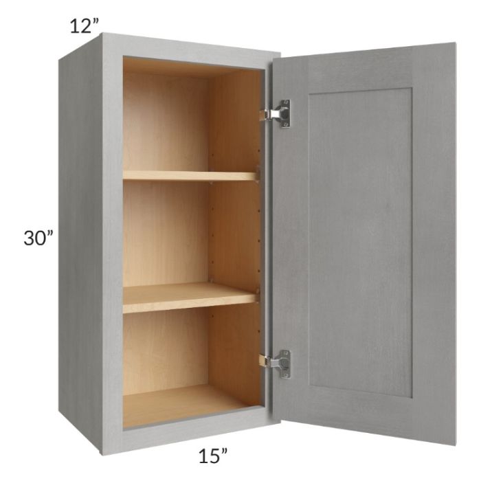 Gramercy Grey Mist 15x30 Wall Cabinet