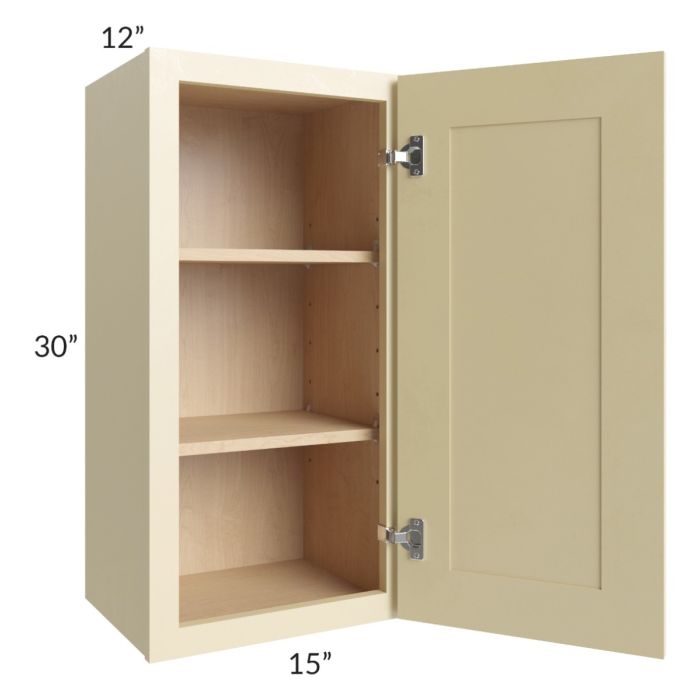 Phoenix Cream Glaze 15x30 Wall Cabinet