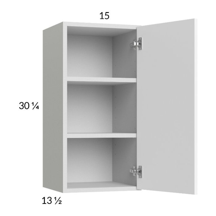 Euro Gloss White 15x30-1/4 Wall Cabinet