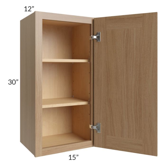 Township Rift Oak 15x30 Wall Cabinet