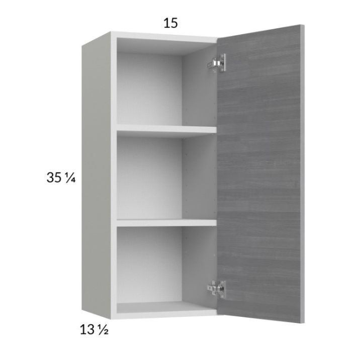 Euro Grey 15x35-1/4 Wall Cabinet