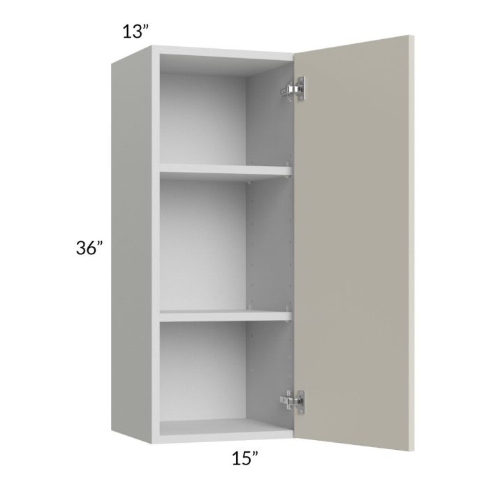 Milan Beige Matte 15x36 Wall Cabinet