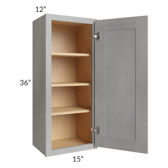 Gramercy Grey Mist 15x36 Wall Cabinet