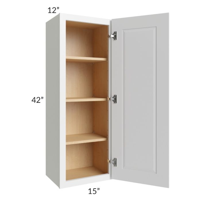 Southport White Shaker 15x42 Wall Cabinet
