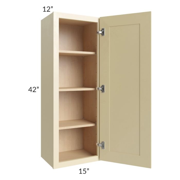 Phoenix Cream Glaze 15x42 Wall Cabinet