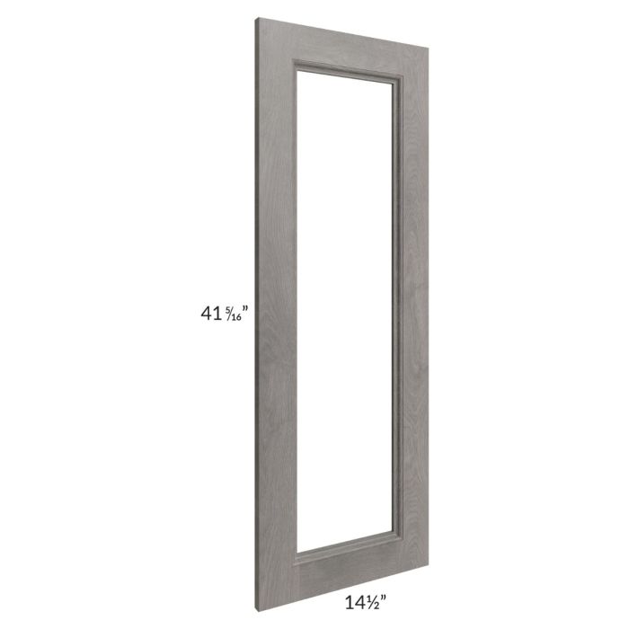 Providence Slate Grey 15x42 Glass Door Only with Glass Included