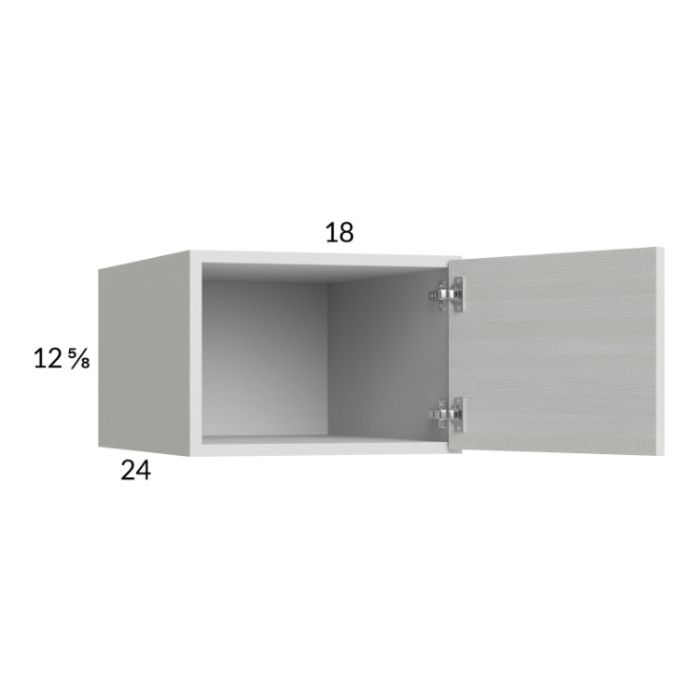 Euro White Grain 18x12-5/8x24 Wall Cabinet