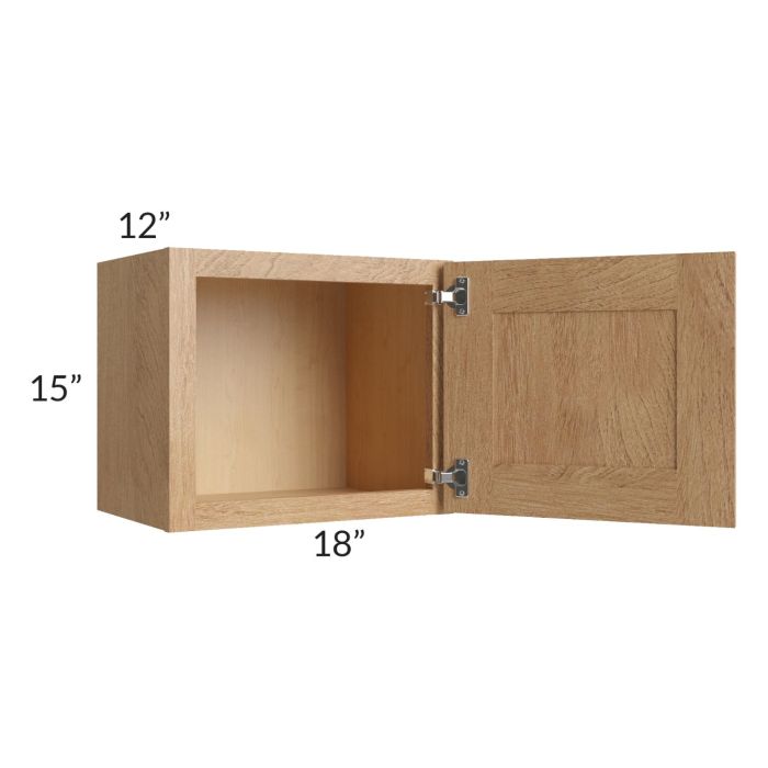 Midtown Timber Shaker 18x15 Wall Cabinet