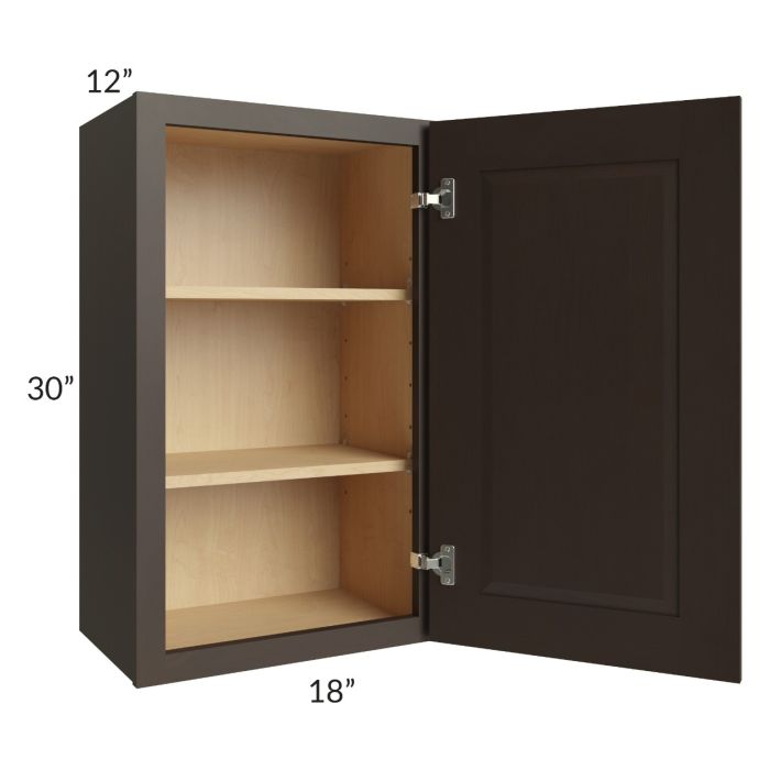 Southport Espresso Shaker 18x30 Wall Cabinet