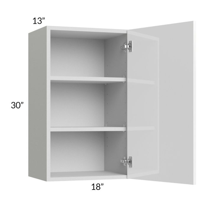 Milan White Gloss 18x30 Wall Cabinet