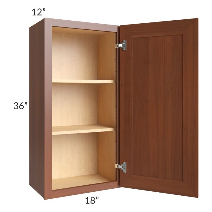 Phoenix Caramel Glaze 18x36 Wall Cabinet