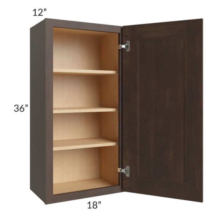 Tuscan Kona Brown 18x36 Wall Cabinet