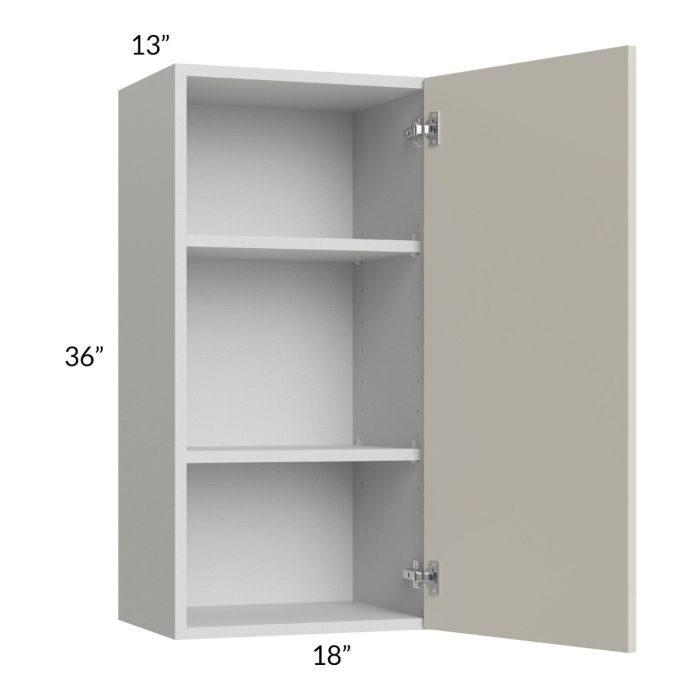 Milan Beige Matte 18x36 Wall Cabinet