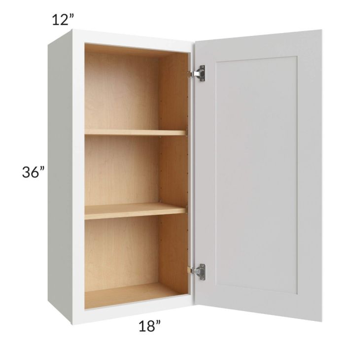 Alpine White Shaker 18x36 Wall Cabinet